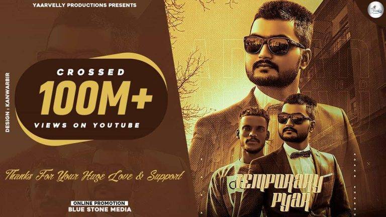 Temporary Pyar Lyrics In Hindi (2020) - Kaka & Adaab Kharoud