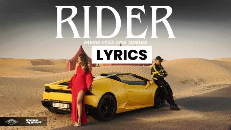 राइडर Rider Lyrics In Hindi (2021) - Divine