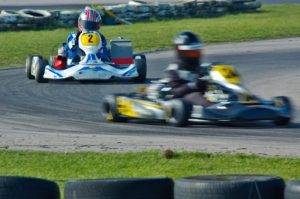 colorful racers banking right 2